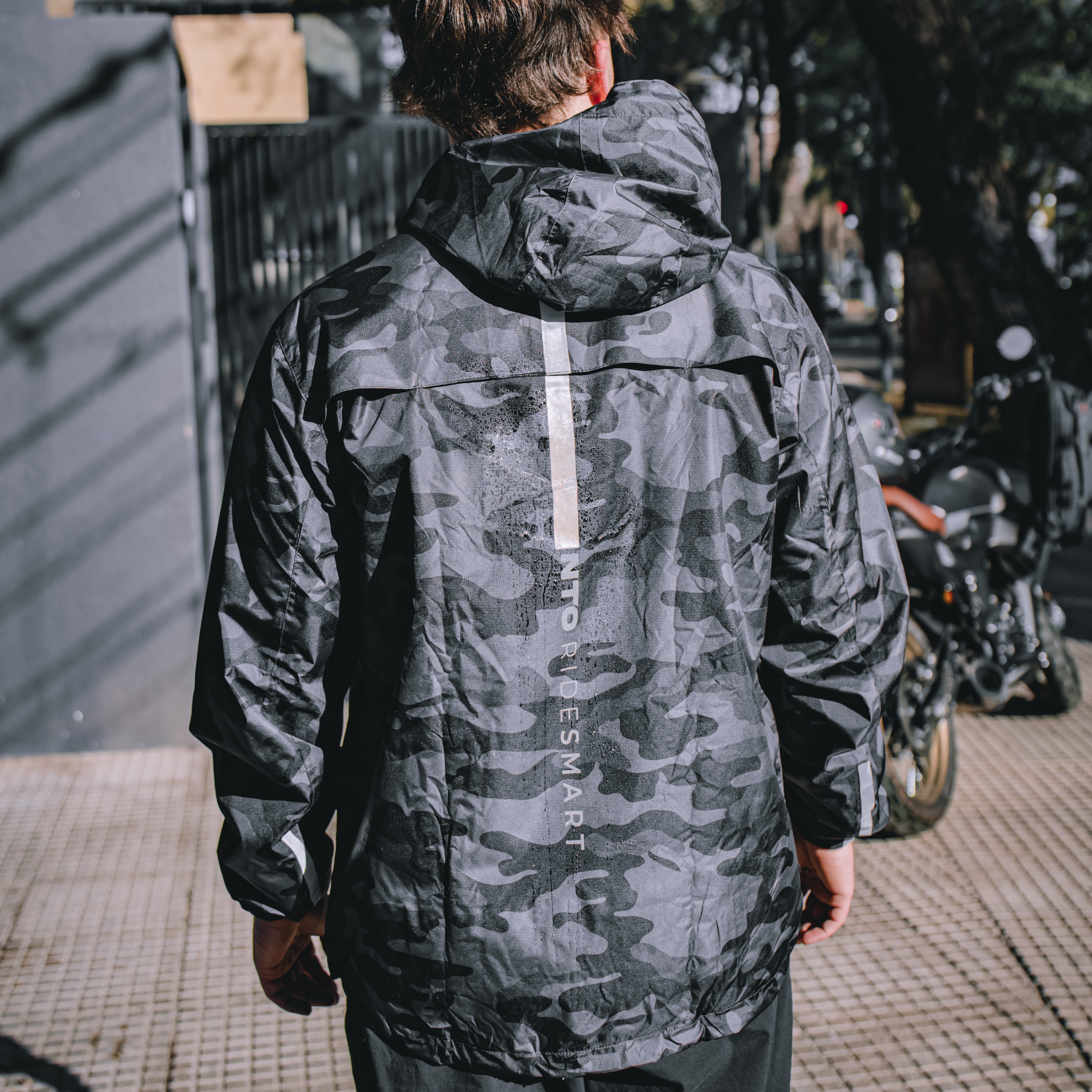 Campera NTO Storm Camo Hombre Gris